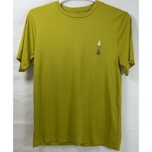NWOT Men's Bass Outdoor Short Sleeve Quick Dry Graphic T-shirt Green - Large